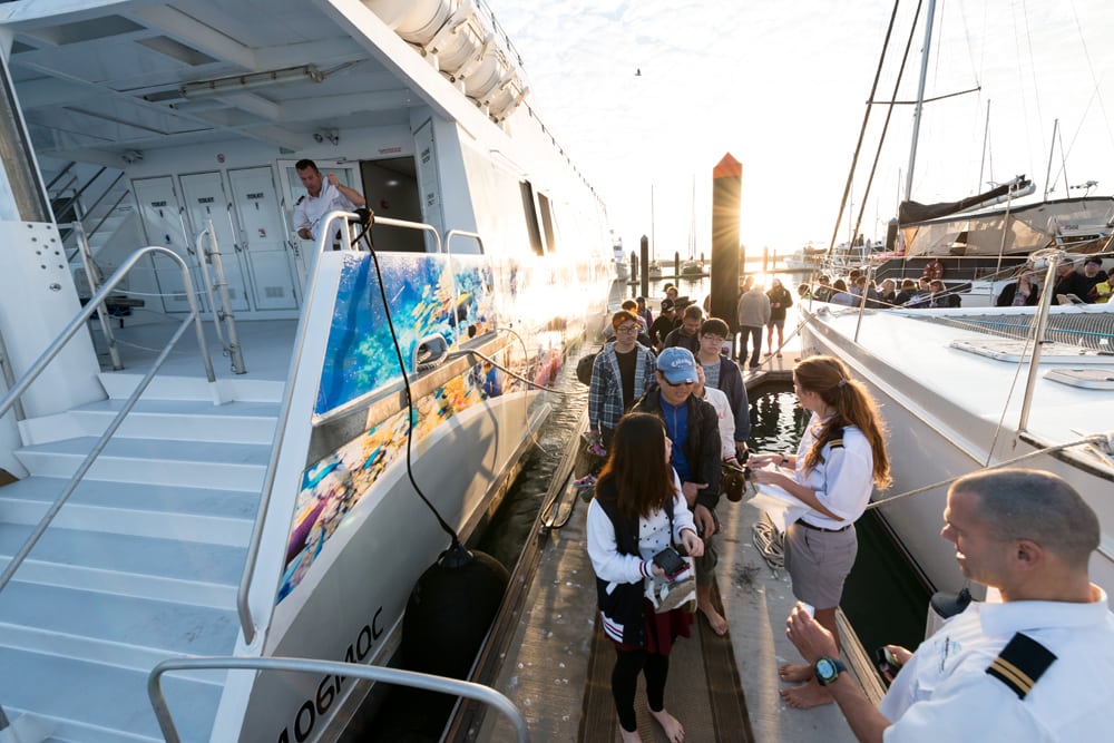 Model release in tour images